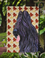 Load image into Gallery viewer, Briard Fall Leaves Portrait Garden Flag – Decorative Outdoor Yard Flag