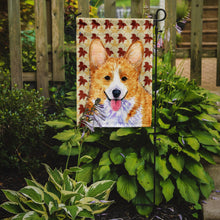 Load image into Gallery viewer, Corgi Fall Leaves Portrait Garden Flag – Decorative Outdoor Yard Flag
