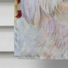 Load image into Gallery viewer, Maltese Fall Leaves Portrait Flag Canvas House Size