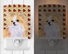 Load image into Gallery viewer, Chihuahua Fall Leaves Portrait Ceramic Night Light SS4383CNL