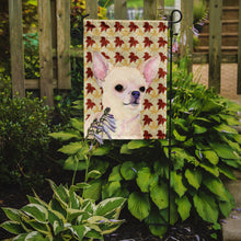 Load image into Gallery viewer, Chihuahua Fall Leaves Portrait Garden Flag – Decorative Outdoor Yard Flag