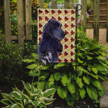 Load image into Gallery viewer, Cocker Spaniel Fall Leaves Portrait Garden Flag – Decorative Outdoor Yard Flag