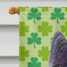 Load image into Gallery viewer, Skye Terrier St. Patrick's Day Shamrock Flag Canvas House Size