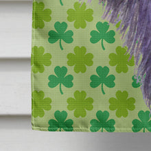Load image into Gallery viewer, Skye Terrier St. Patrick's Day Shamrock Flag Canvas House Size