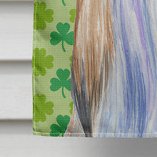 Load image into Gallery viewer, Shih Tzu St. Patrick's Day Shamrock Portrait Flag Canvas House Size