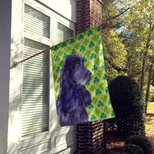 Load image into Gallery viewer, Cocker Spaniel St. Patrick's Day Shamrock Portrait Flag Canvas House Size
