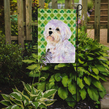 Load image into Gallery viewer, Maltese St. Patrick's Day Shamrock Portrait Garden Flag – Decorative Outdoor Yard Flag
