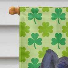 Load image into Gallery viewer, Chow Chow St. Patrick's Day Shamrock Portrait Flag Canvas House Size