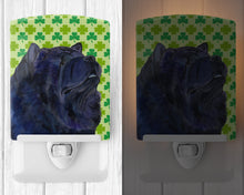 Load image into Gallery viewer, Chow Chow St. Patrick's Day Shamrock Portrait Ceramic Night Light SS4432CNL