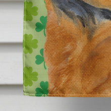 Load image into Gallery viewer, Chow Chow St. Patrick's Day Shamrock Portrait Flag Canvas House Size