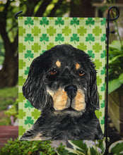 Load image into Gallery viewer, Gordon Setter St. Patrick's Day Shamrock Portrait Garden Flag – Decorative Outdoor Yard Flag