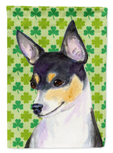 Load image into Gallery viewer, Chihuahua St. Patrick's Day Shamrock Portrait Garden Flag – Decorative Outdoor Yard Flag