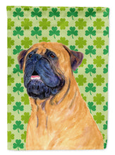 Load image into Gallery viewer, Mastiff St. Patrick's Day Shamrock Portrait Garden Flag – Decorative Outdoor Yard Flag