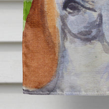Load image into Gallery viewer, Basset Hound St. Patrick's Day Shamrock Portrait Flag Canvas House Size