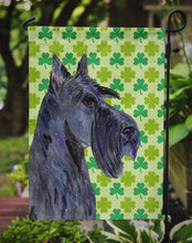 Load image into Gallery viewer, Scottish Terrier St. Patrick's Day Shamrock Portrait Garden Flag – Decorative Outdoor Yard Flag
