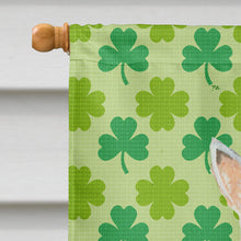 Load image into Gallery viewer, Scottish Terrier St. Patrick's Day Shamrock Portrait Flag Canvas House Size