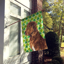 Load image into Gallery viewer, Chesapeake Bay Retriever St. Patrick's Day Shamrock  Flag Canvas House Size