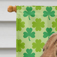 Load image into Gallery viewer, Chesapeake Bay Retriever St. Patrick's Day Shamrock  Flag Canvas House Size