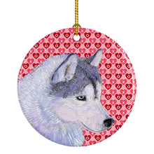 Load image into Gallery viewer, Siberian Husky  Ceramic Ornament
