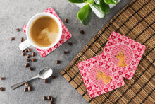 Load image into Gallery viewer, Min Pin  Coasters - Set of 4 Lightweight Foam, Absorbent Drink Coasters