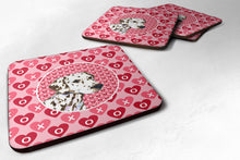 Load image into Gallery viewer, Dalmatian  Coasters - Set of 4 Lightweight Foam, Absorbent Drink Coasters