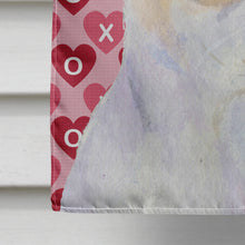 Load image into Gallery viewer, Chihuahua Hearts Love and Valentine's Day Portrait Flag Canvas House Size