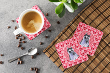 Load image into Gallery viewer, Schnauzer  Coasters - Set of 4 Lightweight Foam, Absorbent Drink Coasters
