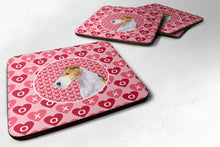 Load image into Gallery viewer, Fox Terrier  Coasters - Set of 4 Lightweight Foam, Absorbent Drink Coasters