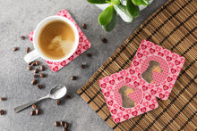 Load image into Gallery viewer, Doberman  Coasters - Set of 4 Lightweight Foam, Absorbent Drink Coasters