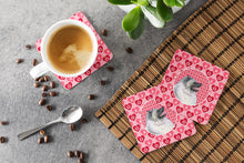 Load image into Gallery viewer, Keeshond  Coasters - Set of 4 Lightweight Foam, Absorbent Drink Coasters