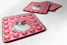 Load image into Gallery viewer, Keeshond  Coasters - Set of 4 Lightweight Foam, Absorbent Drink Coasters