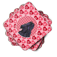 Load image into Gallery viewer, Briard  Coasters - Set of 4 Lightweight Foam, Absorbent Drink Coasters