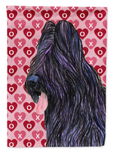 Load image into Gallery viewer, Briard Hearts Love and Valentine's Day Portrait Flag GSS4489GFarden