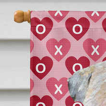Load image into Gallery viewer, Wheaten Terrier Soft Coated Hearts Love Valentine's Day Flag Canvas House Size