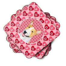 Load image into Gallery viewer, Bull Terrier  Coasters - Set of 4 Lightweight Foam, Absorbent Drink Coasters
