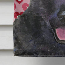Load image into Gallery viewer, Australian Kelpie Hearts Love and Valentine's Day  Flag Canvas House Size