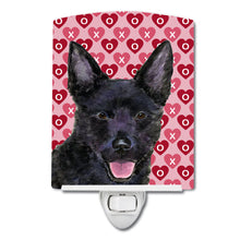 Load image into Gallery viewer, Australian Kelpie Hearts Love Valentine's Day Ceramic Night Light SS4498CNL