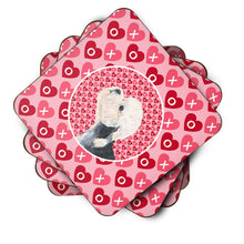 Load image into Gallery viewer, Dandie Dinmont Terrier  Coasters - Set of 4 Lightweight Foam, Absorbent Drink Coasters