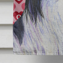 Load image into Gallery viewer, Papillon Hearts Love Valentine's Day Flag Canvas House Size