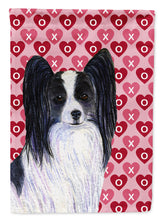 Load image into Gallery viewer, Papillon Hearts Love Valentine's Day Flag Canvas House Size