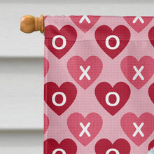 Load image into Gallery viewer, English Toy Spaniel Hearts Love and Valentine's Day  Flag Canvas House Size