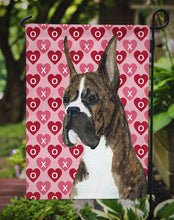 Load image into Gallery viewer, Boxer Hearts Love and Valentine's Day Portrait Garden Flag – Decorative Outdoor Yard Flag