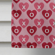 Load image into Gallery viewer, Basenji Hearts Love and Valentine's Day Portrait Flag Canvas House Size