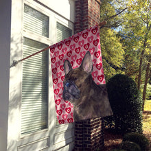 Load image into Gallery viewer, French Bulldog Hearts Love Valentine's Day Flag Canvas House Size