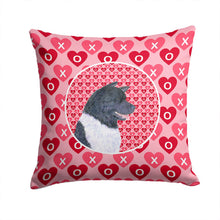 Load image into Gallery viewer, Akita Hearts Love and Valentine's Day Portrait Throw Pillow - 14x14 Decorative Pillow – Art for Your Home &amp; Patio SS4521PW1414