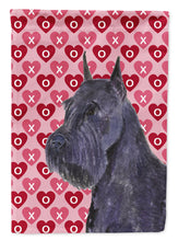 Load image into Gallery viewer, Schnauzer Hearts Love Valentine's Day Flag Canvas House Size