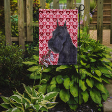 Load image into Gallery viewer, Schnauzer Hearts Love and Valentine's Day Portrait Garden Flag – Decorative Outdoor Yard Flag