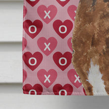 Load image into Gallery viewer, Chesapeake Bay Retriever Hearts Love and Valentine's Day  Flag  House Size