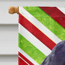 Load image into Gallery viewer, Cocker Spaniel Candy Cane Holiday Christmas Flag Canvas House Size