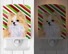 Load image into Gallery viewer, Chihuahua Candy Cane Holiday Christmas Ceramic Night Light SS4542CNL